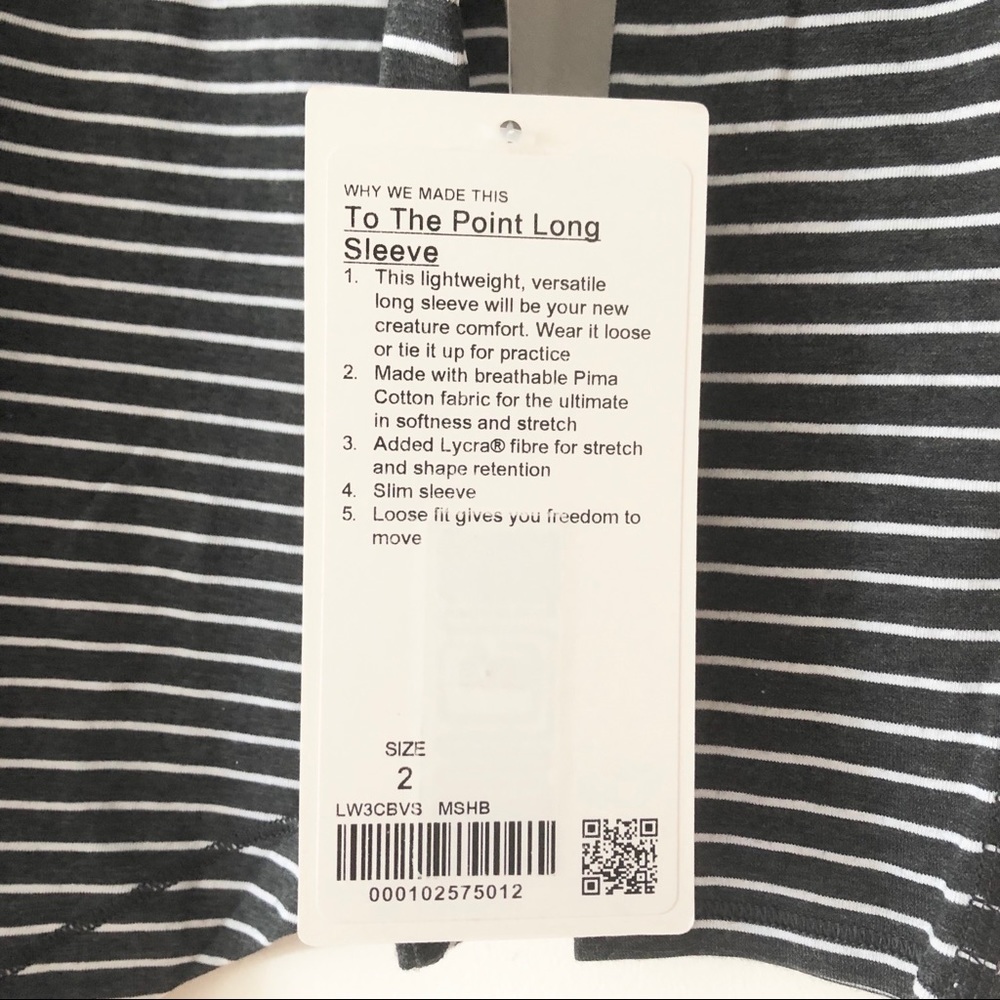 Lululemon BxW To The Point Long Sleeve - Picture 5 of 6